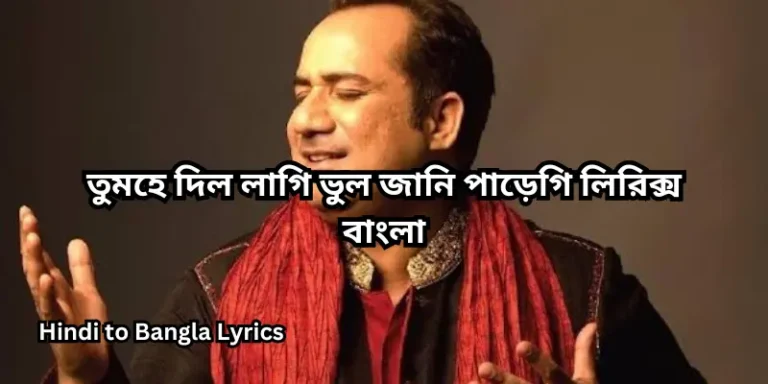 তুমহে দিল লাগি ভুল জানি পাড়েগি লিরিক্স বাংলা