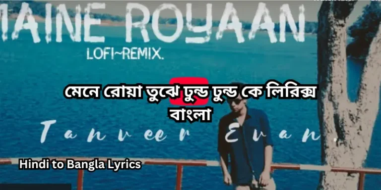 মেনে রোয়া তুঝে ঢুন্ড ঢুন্ড কে লিরিক্স বাংলা