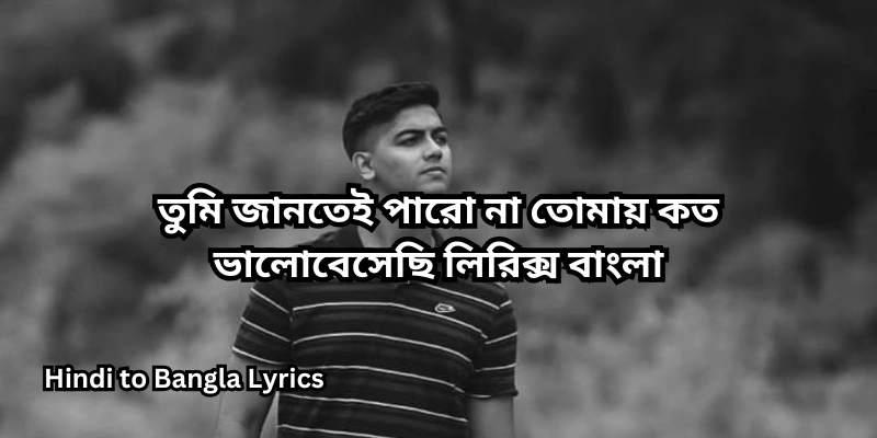 তুমি জানতেই পারো না তোমায় কত ভালোবেসেছি লিরিক্স